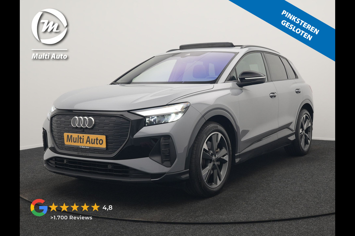 Audi Q4 e-tron 45 Quattro Edition 76,6 kWh 265pk Dealer O.H. | Panodak | Sonos Audio | Sfeerverlichting | Lederen Sportstoelen Verwarmd | Apple Carplay | Navigatie | DAB | 20"L.M |