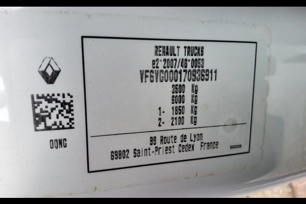 Renault Master 165.35 - V-74-PLN - OPBOUW + LAADKLEP 750 KG. - EURO 6