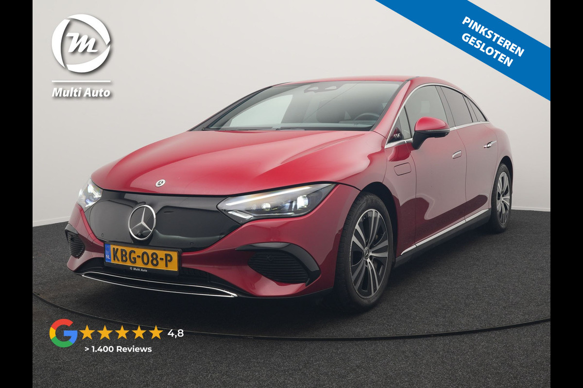 Mercedes-Benz EQE 350 Advantage 100 kWh 292pk Dealer O.H. | Adaptive Cruise | Luchtvering | Burmester Audio | Digital Light | 360 Camera | Lederen Sportstoelen Memory & Verwarmd | Sfeerverlichting | Keyless | Apple Carplay | Virtual | Navigatie |