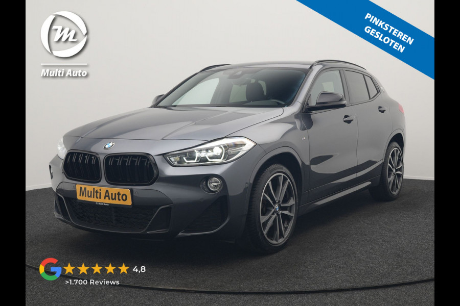 BMW X2 sDrive18i M Sport 140pk Dealer O.H. | Camera | Lederen Sportstoelen Verwarmd | Led Koplampen | Sfeerverlichting | Standkachel | Navigatie | DAB | 19''L.M. |