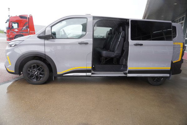 Ford Transit Custom 320L 2.0 TDCI 136PK L2H1 Trail DubbelCabine Schuifdeur L/R Nr. V090 | Airco | Adap | Navi| Camera | Blis | Lm velgen DEMO