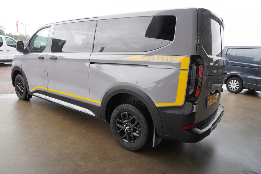 Ford Transit Custom 320L 2.0 TDCI 136PK L2H1 Trail DubbelCabine Schuifdeur L/R Nr. V090 | Airco | Adap | Navi| Camera | Blis | Lm velgen DEMO