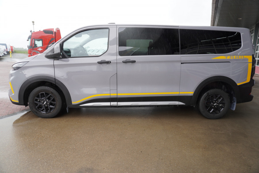 Ford Transit Custom 320L 2.0 TDCI 136PK L2H1 Trail DubbelCabine Schuifdeur L/R Nr. V090 | Airco | Adap | Navi| Camera | Blis | Lm velgen DEMO