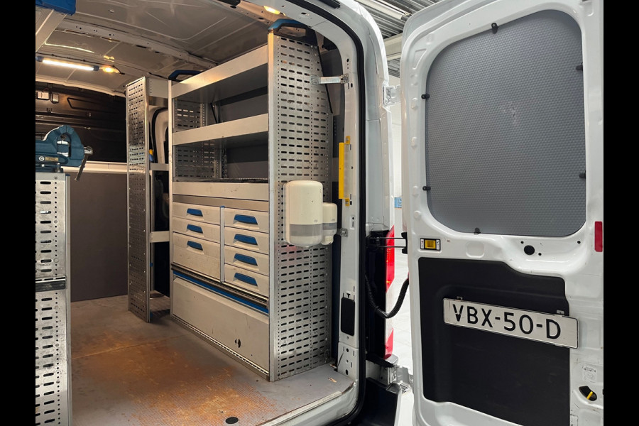 Ford Transit Servicewagen 2.0 TDCI 130pk euro6 L2H2 Trend Sortimo Inrichting Victron v230 Standkachel Trekhaak RIJKLAARPRIJS!