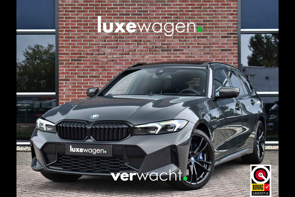 BMW 3 Serie Touring 330e M-Sport Pano ACC H/K El-zetels HUD Dravitgrau 19inch