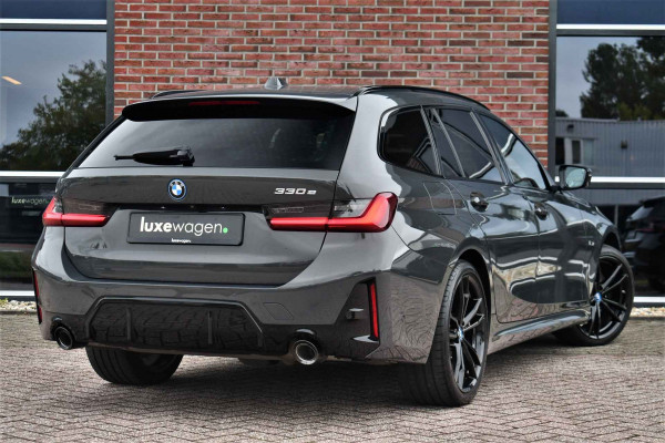 BMW 3 Serie Touring 330e M-Sport Pano ACC H/K El-zetels HUD Dravitgrau 19inch