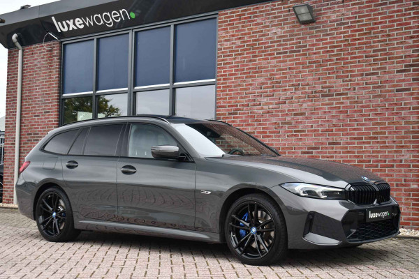BMW 3 Serie Touring 330e M-Sport Pano ACC H/K El-zetels HUD Dravitgrau 19inch