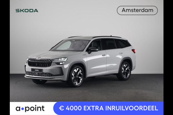 Škoda Kodiaq 1.5 TSI MHEV 150pk Sportline Business 7p | Derde zitrij | Panoramadak | Trekhaak | Light & View | Elek. bestuurdersstoel | Adaptive Cruise | Blind Spot |