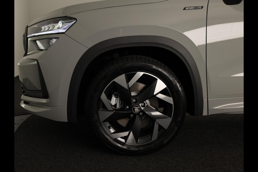 Škoda Kodiaq 1.5 TSI MHEV 150pk Sportline Business 7p | Derde zitrij | Panoramadak | Trekhaak | Light & View | Elek. bestuurdersstoel | Adaptive Cruise | Blind Spot |