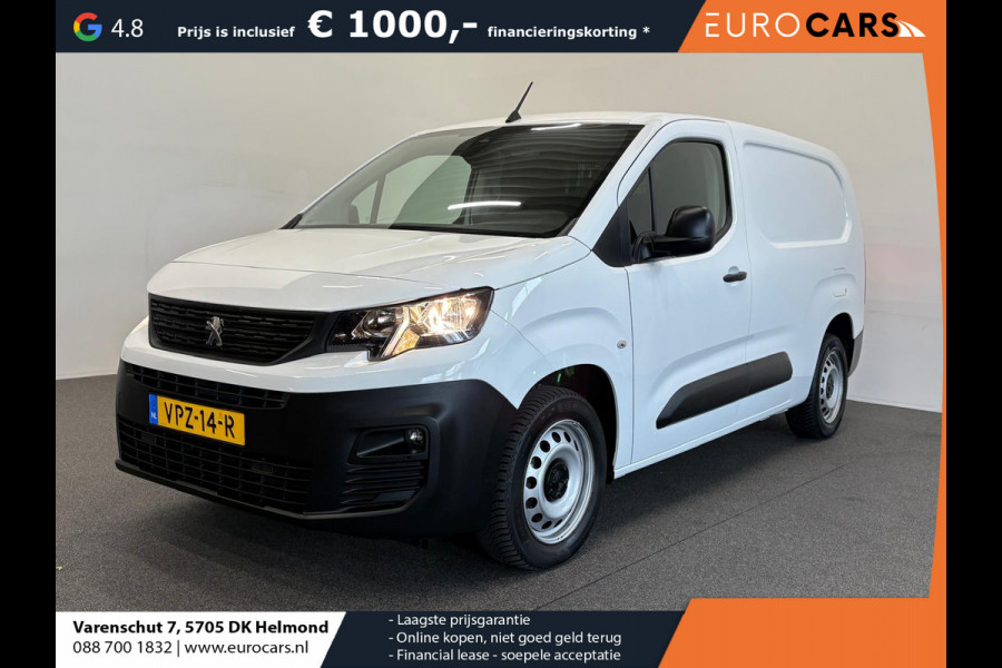 Peugeot Partner 1.5 BlueHDI Premium Long Navigatie Apple Carplay Android Auto Parkeersensoren achter Cruise Control Airco Lang L2