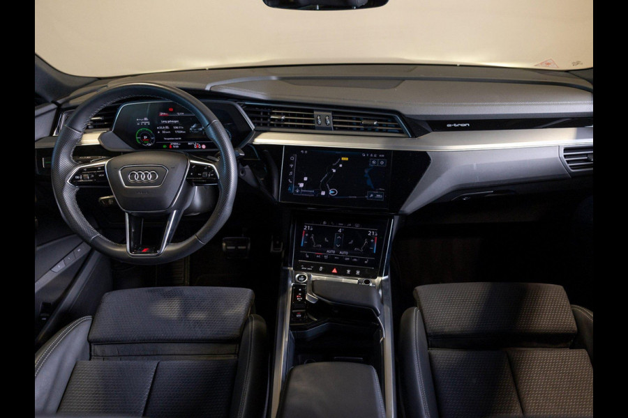 Audi Q8 Sportback e-tron 50 quattro S Edition 95 kWh SOH 94% / 340pk / Elektrische stoelverstelling / Achteruitrij camera /