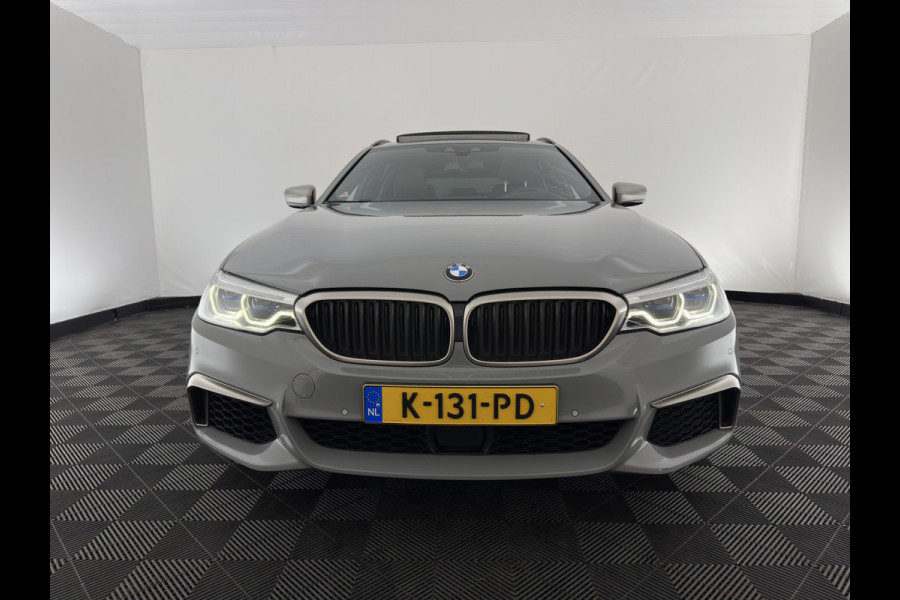BMW 5 Serie Touring M550d xDrive High Executive M-Sportpack Aut. *PANO | LEATHER | LASER-LED | BLINDSPOT | MEMORY-PACK | HARMAN/KARDON |  DIGI-COCKPIT | AMBIENTLIGHT | SHIFTPADDLES | HEAD-UP | ADAPTIVE-CRUISE | TOWBAR | 19''ALU*