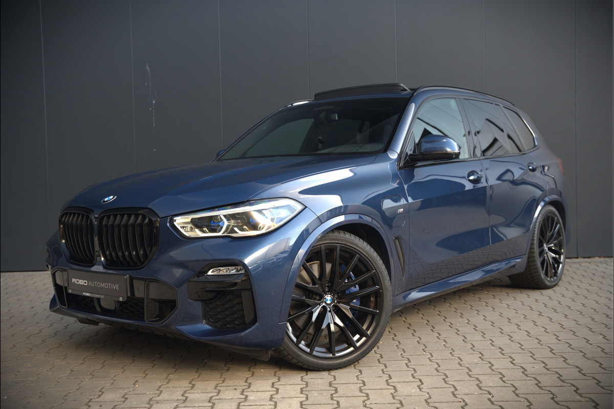 BMW X5 xDrive45e High Executive | Panoramadak | Harman Kardon | Luchtvering | Laser | Adaptive Cruise Control | Keyless | 360 Camera | Head-Up Display | Ambiance Verlichting | M Sport remmen | Memory Seats | Stoelverwarming