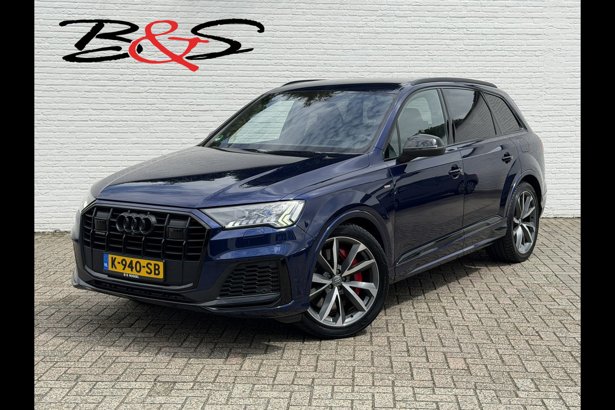 Audi Q7 60 TFSI e 335Kw Competition S-line Luchtvering Led Leder Camera Pdc Bose Adapt-Cruise Memory Seats