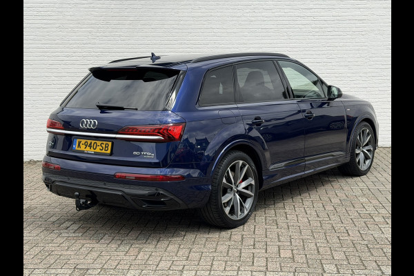 Audi Q7 60 TFSI e 335Kw Competition S-line Luchtvering Led Leder Camera Pdc Bose Adapt-Cruise Memory Seats