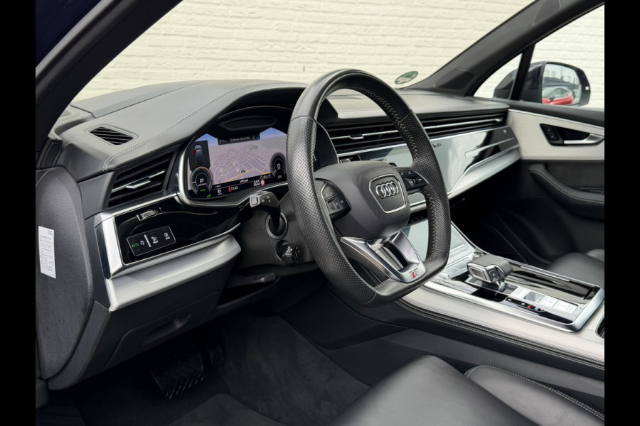 Audi Q7 60 TFSI e 335Kw Competition S-line Luchtvering Led Leder Camera Pdc Bose Adapt-Cruise Memory Seats