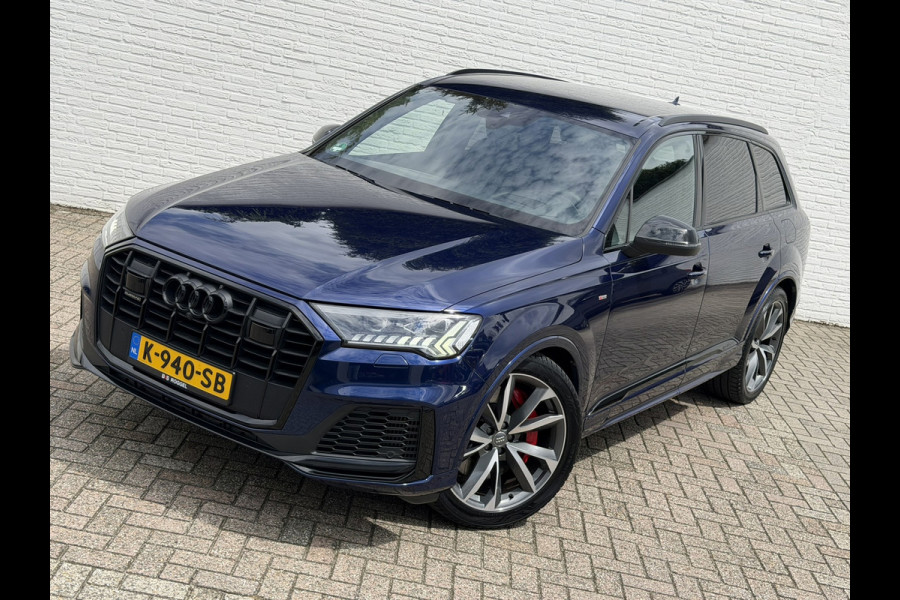 Audi Q7 60 TFSI e 335Kw Competition S-line Luchtvering Led Leder Camera Pdc Bose Adapt-Cruise Memory Seats