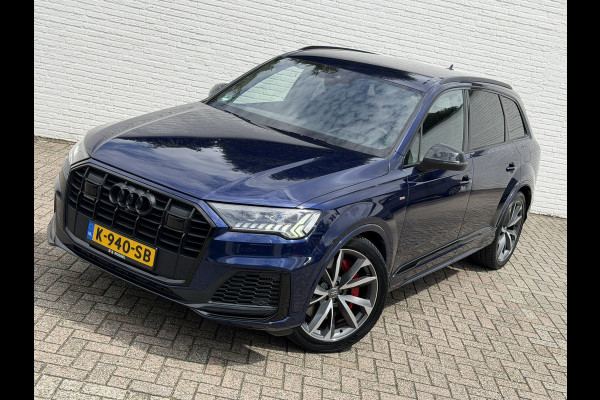 Audi Q7 60 TFSI e 335Kw Competition S-line Luchtvering Led Leder Camera Pdc Bose Adapt-Cruise Memory Seats