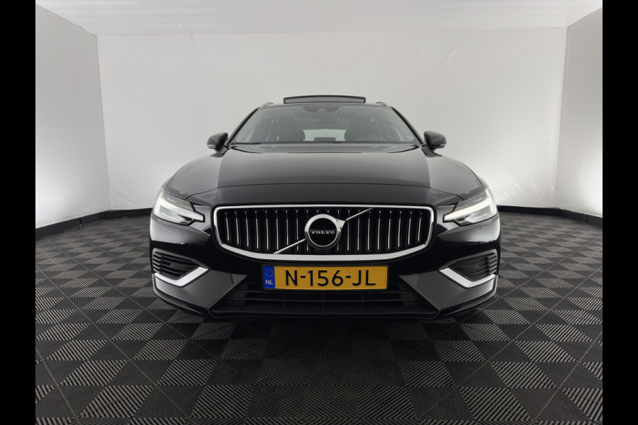 Volvo V60 2.0 T6 Recharge AWD Inscription (Plug-in) (INCL-BTW) Aut. *PANO | LEATHER | FULL-LED | MEMORY-PACK | KEYLESS | DIGI-COCKPIT | NAVI-FULLMAP | HEATED-SPORTSEATS | ECC | CRUISE | DAB | TOWBAR | 19''ALU*