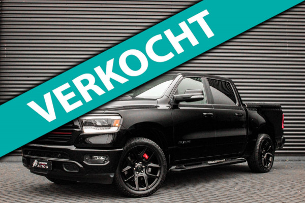 Dodge Ram 5.7 V8 HEMI 1500 BLACK EDITION / 100DKM / DIRECT RIJDEN / APPLE CARPLAY / 22 INCH / FULL BLACK / RED-LINE / SPORT / PANO