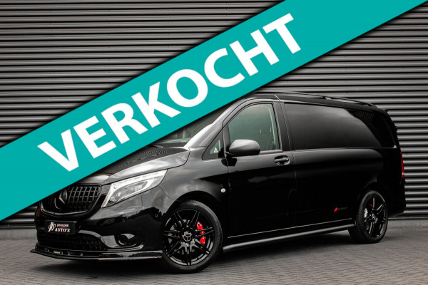 Mercedes-Benz Vito 119CDI 190PK LANG JB-EDITION FULL BLACK / AMG / SPOILER / VERLAGINGSVEREN / NAVIGATIE / SIDE- BARS FULL / NAVI