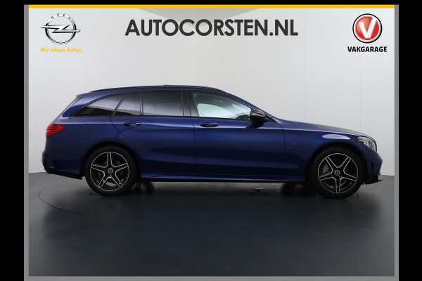 Mercedes-Benz C-Klasse Estate 300 EQ Hybrid Business Sol. AMG Night Ltd Panoramadak Trekhaak Navi 360°Camera Stoelverwarming Apple Carplay Android Auto Matrix Led Lmv Privacy Glas Elek. Privacy Glas Bluetooth Elek.Achterklep Led 1.800KG Trekgewicht 1e Eigenaar Dealeronderhouden Origineel Nederlandse Auto