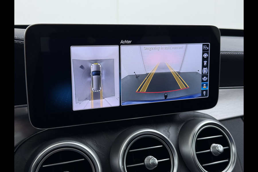 Mercedes-Benz C-Klasse Estate 300 EQ Hybrid Business Sol. AMG Night Ltd Panoramadak Trekhaak Navi 360°Camera Stoelverwarming Apple Carplay Android Auto Matrix Led Lmv Privacy Glas Elek. Privacy Glas Bluetooth Elek.Achterklep Led 1.800KG Trekgewicht 1e Eigenaar Dealeronderhouden Origineel Nederlandse Auto