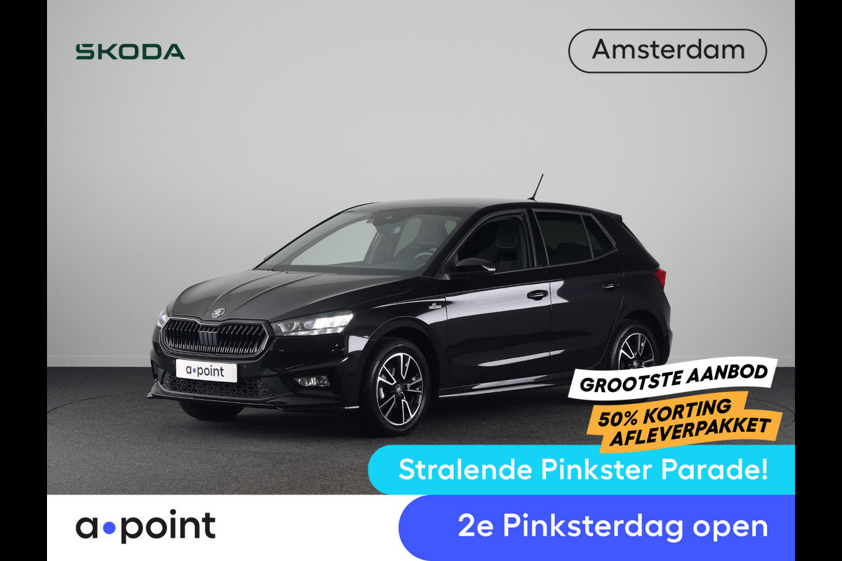 Škoda Fabia 1.0 TSI Monte Carlo 95 pk | Verlengde garantie | Navigatie via App | Parkeersensoren | Achteruitrijcamera | LED koplampen | Stoelverwarming |