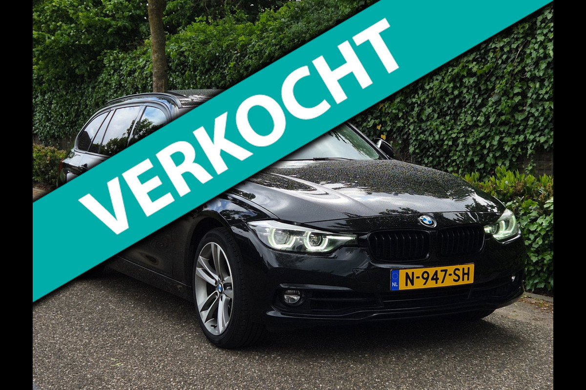 BMW 3 Serie Touring F31 Elk. Trekhaak Panorama Apple CarPlay Navi GR NAP Rijklaar ZGAN Runflat 18inch