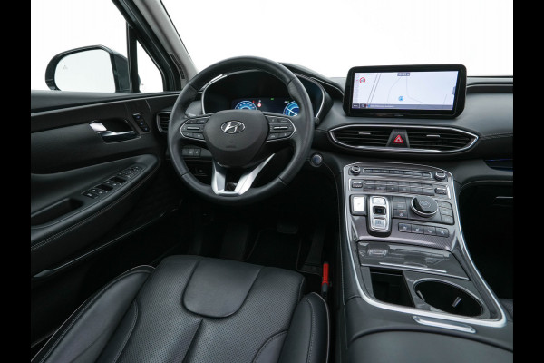 Hyundai Santa Fe 1.6 T-GDI HEV Premium Sky (Face-lift) (INCL-BTW) *PANO | LEATHER | FULL-LED | ADAPTIVE-CRUISE | BLINDSPOT | MEMORY-PACK | DIGI-COCKPIT | SHIFTPADDLES | PRIVACYGLASS | NAVI-FULLMAP | HEAD-UP |19''ALU*