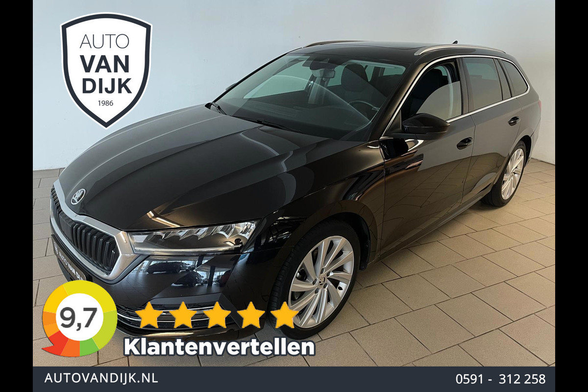 Škoda Octavia Combi 1.0 e-TSI Business Edition AUTOMAAT PANO NAVI CRUISEL BLUETOOTH ELEK RAMEN CENT VERG VELGEN NETTE AUTO