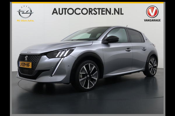 Peugeot e-208 EV GT 350 50 kWh SOH 89% Adap.Cruise 3D-Navi Stoelverwarming 360°Camera Apple Carplay Android Auto Ecc Pdc Privacy Glas Led Isofix DAB Lane Assist Keyless DAB+ 1e Eigenaar Dealeronderhouden Origineel Nederlandse Auto