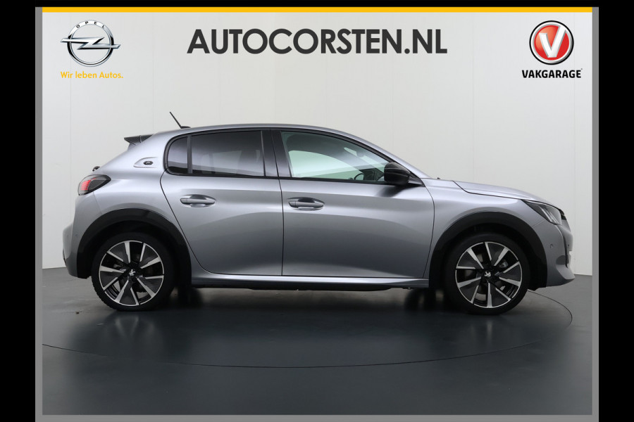 Peugeot e-208 EV GT 350 50 kWh SOH 89% Adap.Cruise 3D-Navi Stoelverwarming 360°Camera Apple Carplay Android Auto Ecc Pdc Privacy Glas Led Isofix DAB Lane Assist Keyless DAB+ 1e Eigenaar Dealeronderhouden Origineel Nederlandse Auto