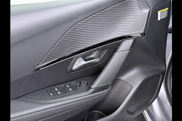 Peugeot e-208 EV GT 350 50 kWh SOH 89% Adap.Cruise 3D-Navi Stoelverwarming 360°Camera Apple Carplay Android Auto Ecc Pdc Privacy Glas Led Isofix DAB Lane Assist Keyless DAB+ 1e Eigenaar Dealeronderhouden Origineel Nederlandse Auto