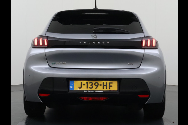 Peugeot e-208 EV GT 350 50 kWh SOH 89% Adap.Cruise 3D-Navi Stoelverwarming 360°Camera Apple Carplay Android Auto Ecc Pdc Privacy Glas Led Isofix DAB Lane Assist Keyless DAB+ 1e Eigenaar Dealeronderhouden Origineel Nederlandse Auto