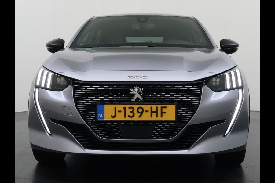 Peugeot e-208 EV GT 350 50 kWh SOH 89% Adap.Cruise 3D-Navi Stoelverwarming 360°Camera Apple Carplay Android Auto Ecc Pdc Privacy Glas Led Isofix DAB Lane Assist Keyless DAB+ 1e Eigenaar Dealeronderhouden Origineel Nederlandse Auto