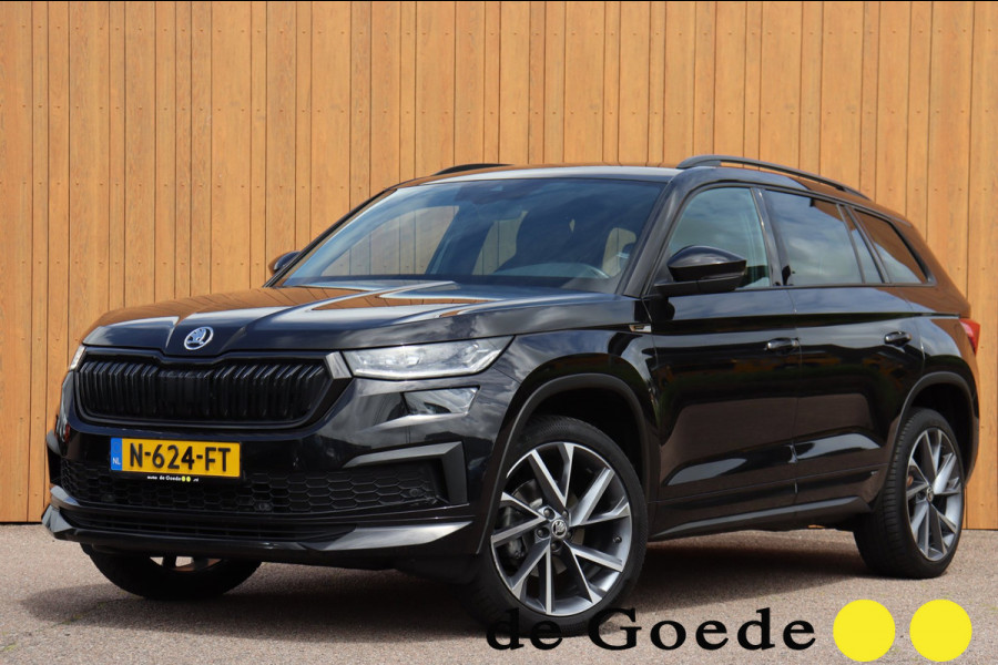 Škoda Kodiaq 1.5 TSI Sportline Business org.NL trekhaak stuurverw el.klep canton camera