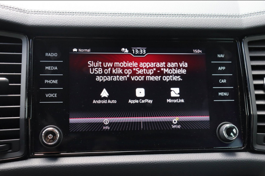 Škoda Kodiaq 1.5 TSI Sportline Business org.NL trekhaak stuurverw el.klep canton camera