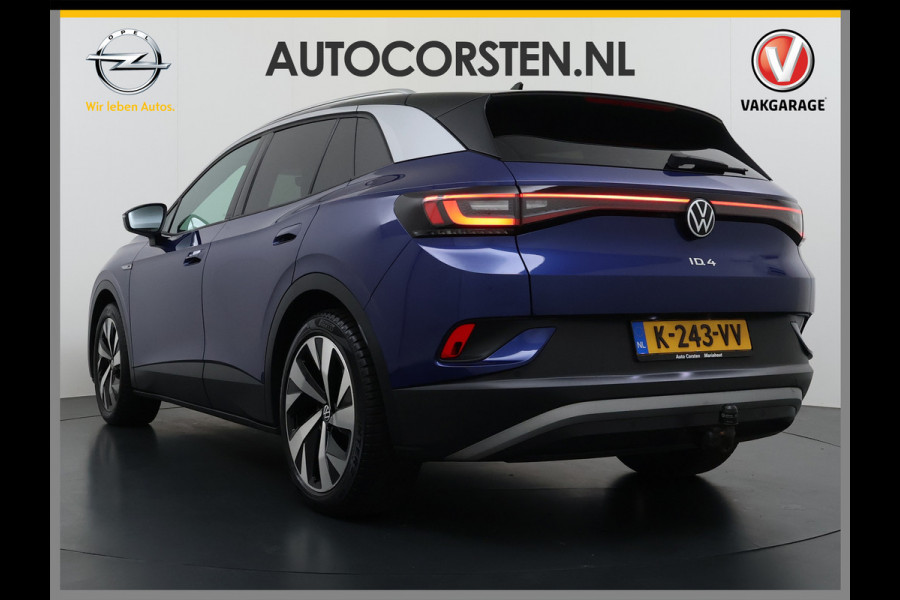 Volkswagen ID.4 1st 82kWh SOH 89,4% Trekhaak Warmtepomp Navi Ecc Camera Stoel+Stuurverwarming Apple Carplay Android Auto Pdc Lmv 20" Privacy Glas Led Isofix Voorruitverwarming DAB Rijstrooksensor 1.000KG Trekgewicht 1e Eigenaar Dealeronderhouden Origineel Nederlandse Auto