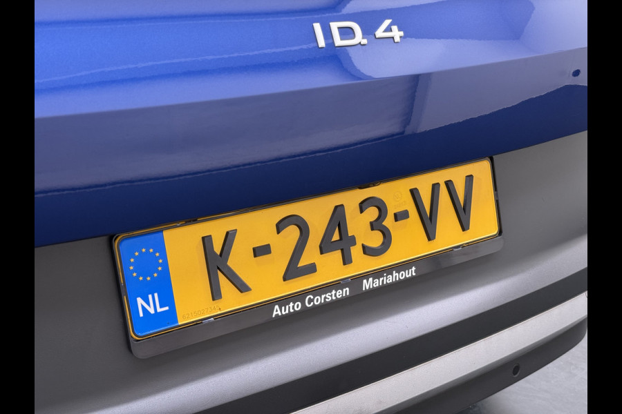 Volkswagen ID.4 1st 82kWh SOH 89,4% Trekhaak Warmtepomp Navi Ecc Camera Stoel+Stuurverwarming Apple Carplay Android Auto Pdc Lmv 20" Privacy Glas Led Isofix Voorruitverwarming DAB Rijstrooksensor 1.000KG Trekgewicht 1e Eigenaar Dealeronderhouden Origineel Nederlandse Auto