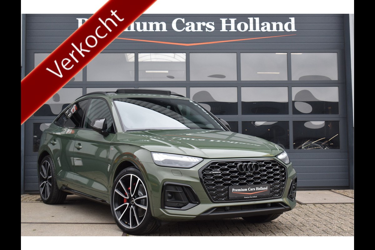 Audi Q5 Sportback 55 TFSI e S-Line 367 Pk Pano RS-Stoel Luchtvering Carbon SQ5 Keyless Matrix Oled 21 Inch