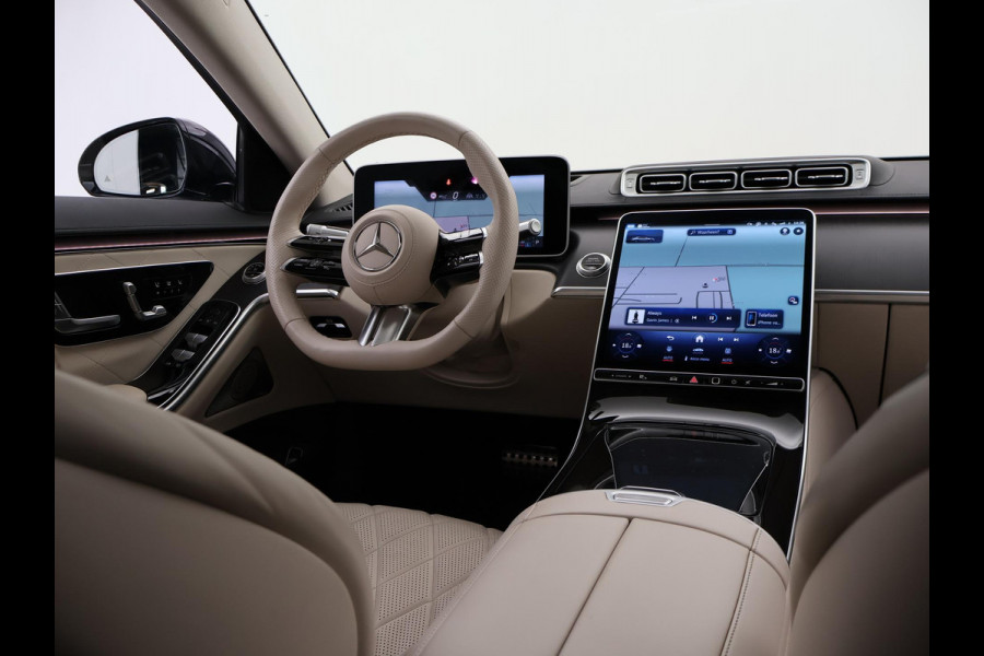 Mercedes-Benz S-Klasse 350d LANG AMG-LINE 286 PK + BUSINESS CLASS PAKKET | MASSAGE V+A | 3D DISPLAY | BURMESTER | SOFT-CLOSE | PANORAMA | LASER LIGHT