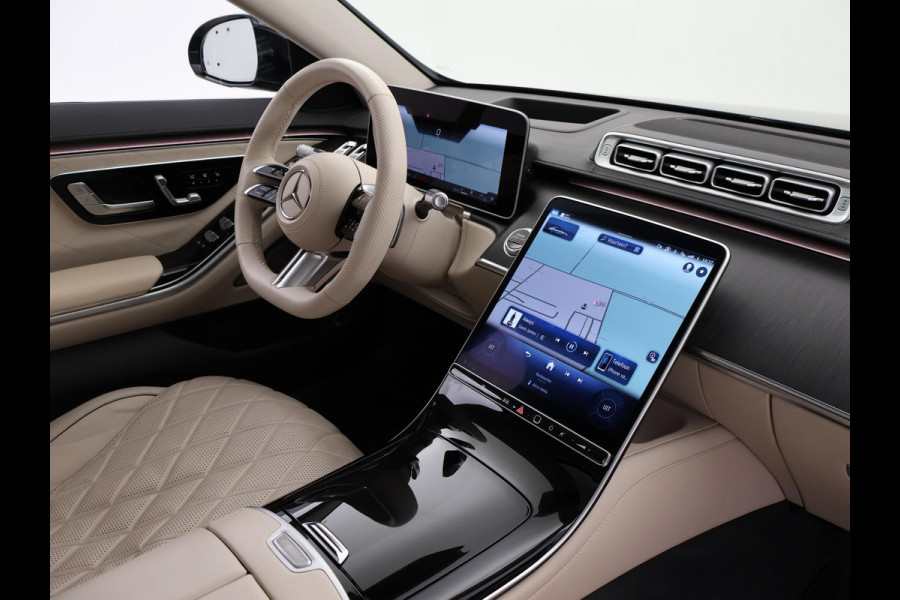 Mercedes-Benz S-Klasse 350d LANG AMG-LINE 286 PK + BUSINESS CLASS PAKKET | MASSAGE V+A | 3D DISPLAY | BURMESTER | SOFT-CLOSE | PANORAMA | LASER LIGHT