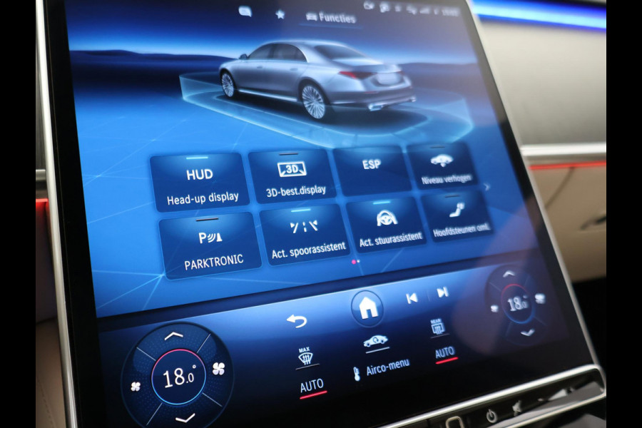 Mercedes-Benz S-Klasse 350d LANG AMG-LINE 286 PK + BUSINESS CLASS PAKKET | MASSAGE V+A | 3D DISPLAY | BURMESTER | SOFT-CLOSE | PANORAMA | LASER LIGHT