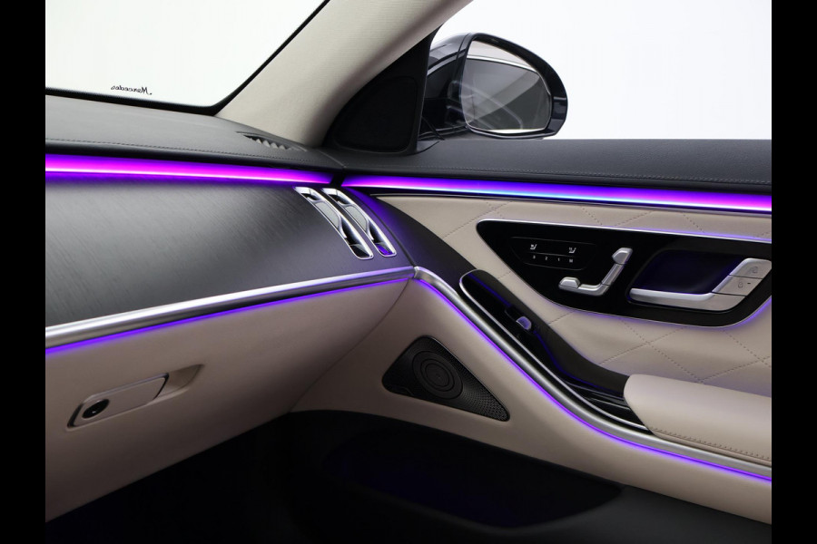 Mercedes-Benz S-Klasse 350d LANG AMG-LINE 286 PK + BUSINESS CLASS PAKKET | MASSAGE V+A | 3D DISPLAY | BURMESTER | SOFT-CLOSE | PANORAMA | LASER LIGHT