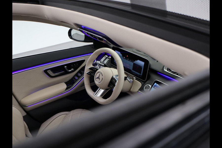 Mercedes-Benz S-Klasse 350d LANG AMG-LINE 286 PK + BUSINESS CLASS PAKKET | MASSAGE V+A | 3D DISPLAY | BURMESTER | SOFT-CLOSE | PANORAMA | LASER LIGHT