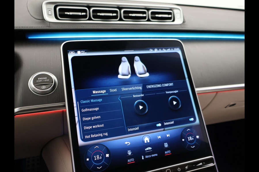 Mercedes-Benz S-Klasse 350d LANG AMG-LINE 286 PK + BUSINESS CLASS PAKKET | MASSAGE V+A | 3D DISPLAY | BURMESTER | SOFT-CLOSE | PANORAMA | LASER LIGHT