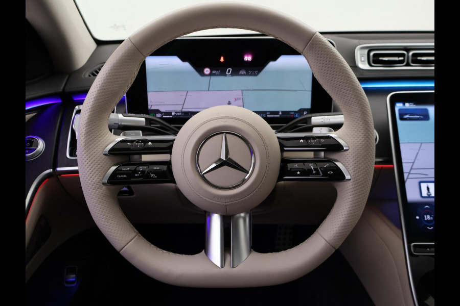 Mercedes-Benz S-Klasse 350d LANG AMG-LINE 286 PK + BUSINESS CLASS PAKKET | MASSAGE V+A | 3D DISPLAY | BURMESTER | SOFT-CLOSE | PANORAMA | LASER LIGHT