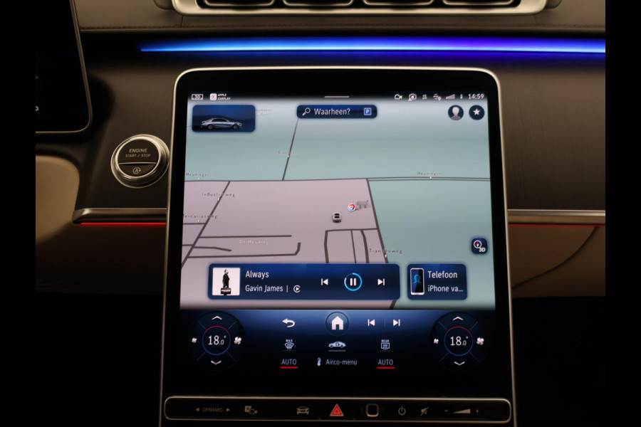 Mercedes-Benz S-Klasse 350d LANG AMG-LINE 286 PK + BUSINESS CLASS PAKKET | MASSAGE V+A | 3D DISPLAY | BURMESTER | SOFT-CLOSE | PANORAMA | LASER LIGHT