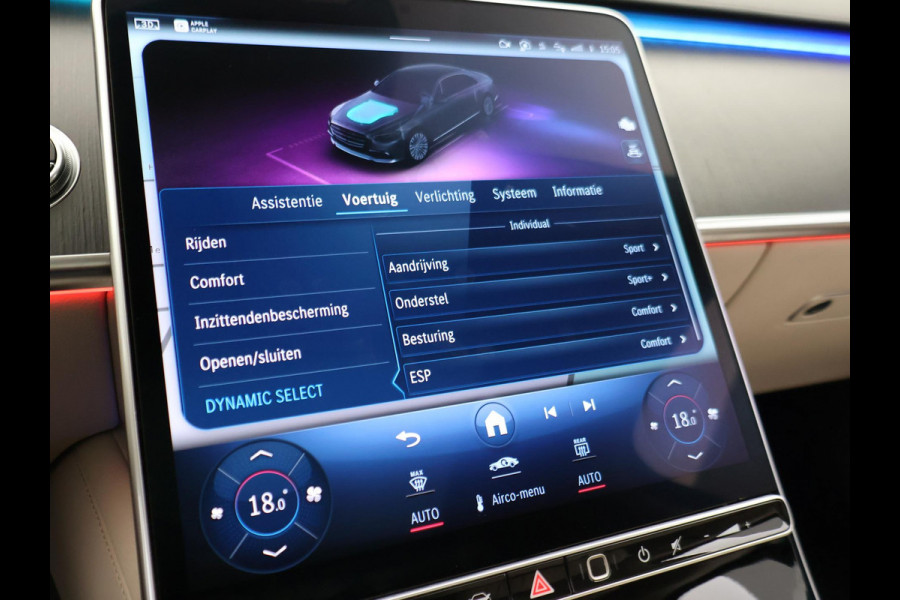 Mercedes-Benz S-Klasse 350d LANG AMG-LINE 286 PK + BUSINESS CLASS PAKKET | MASSAGE V+A | 3D DISPLAY | BURMESTER | SOFT-CLOSE | PANORAMA | LASER LIGHT